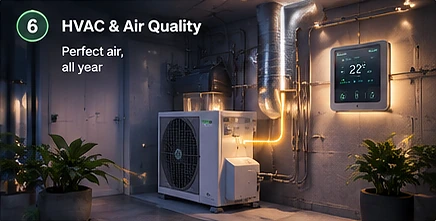 Heat pump and ventilation system